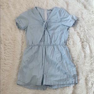 Light jean romper